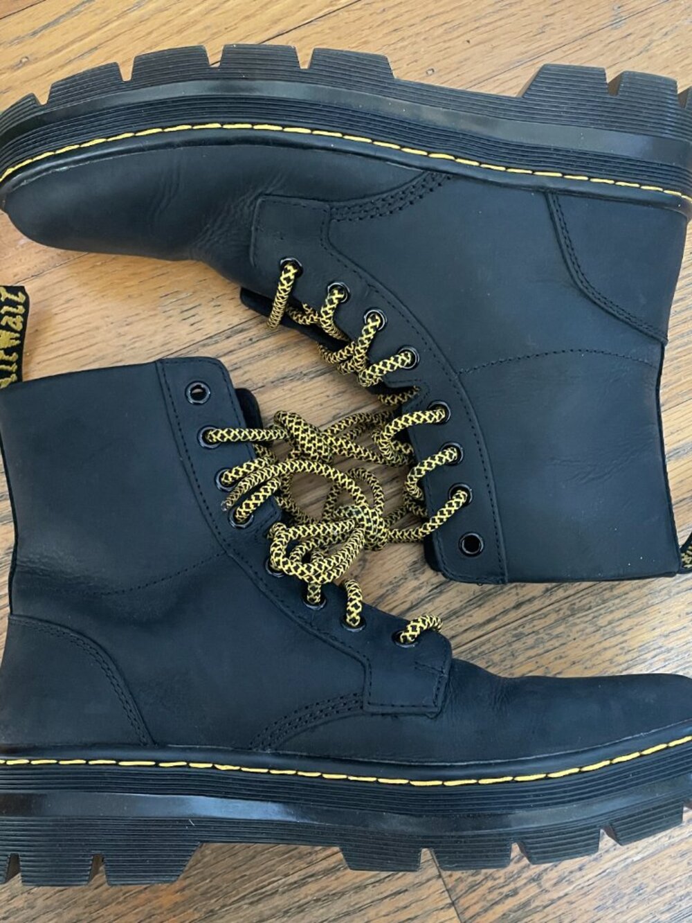 Dr. Martens Combs Leather Casual Boots Size Women's 9 Men's 8 - Picture 5 of 9